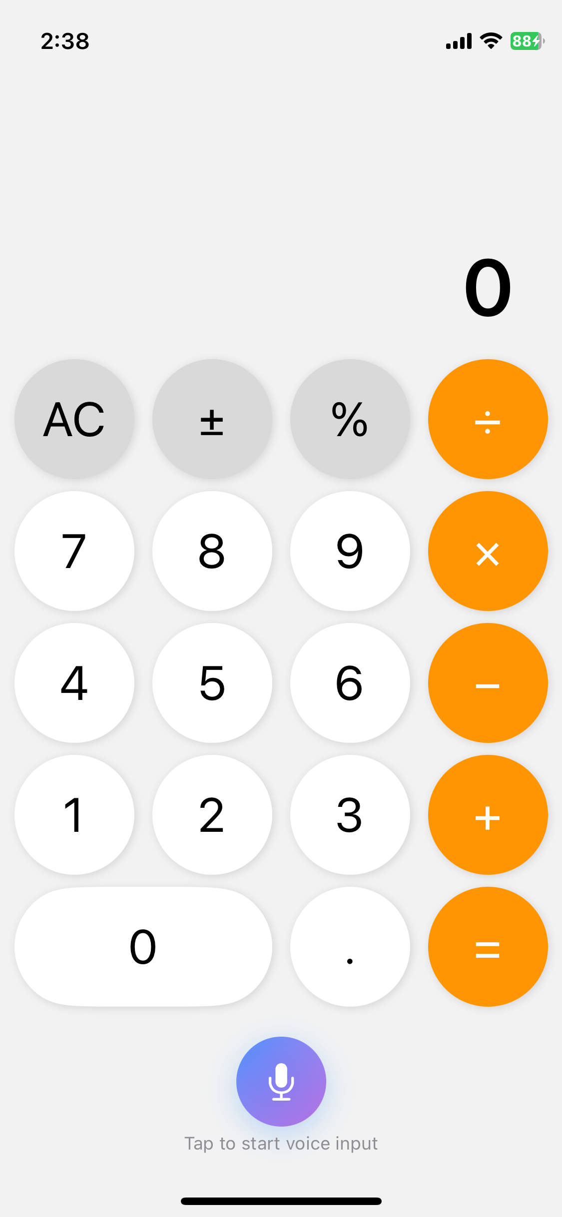 Calculator Interface